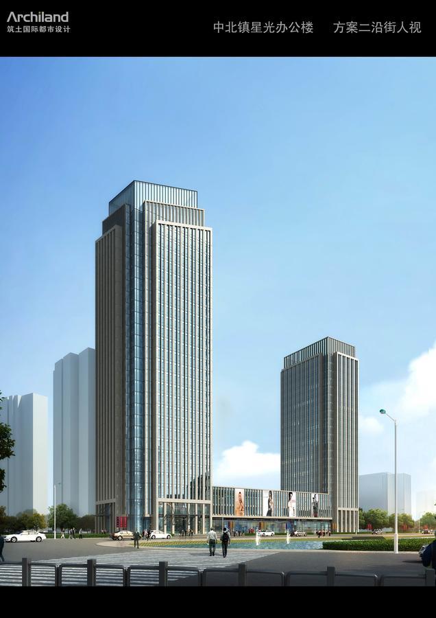 Ariva Tianjin Zhongbei Hotel & Serviced Apartment Exterior foto