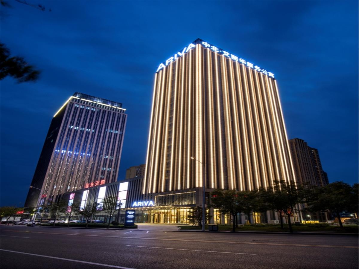 Ariva Tianjin Zhongbei Hotel & Serviced Apartment Exterior foto